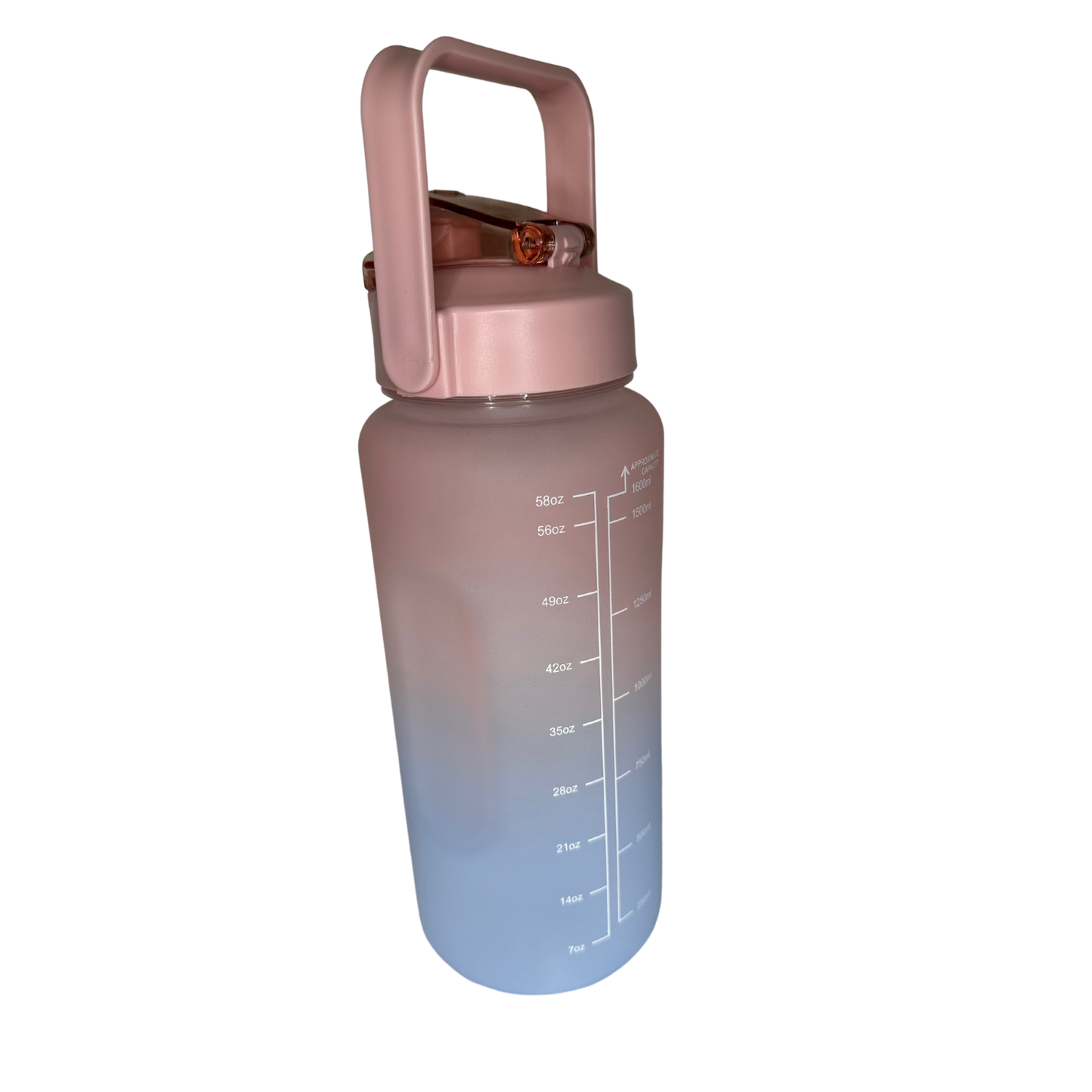 Pink Blue 2L Water Bottle