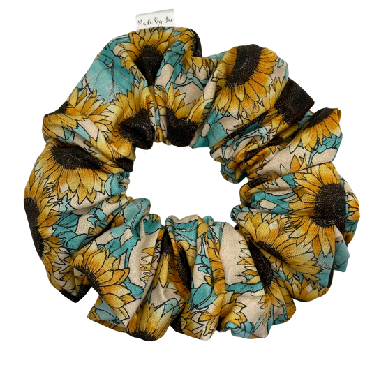 XL Sunflower Scrunchie